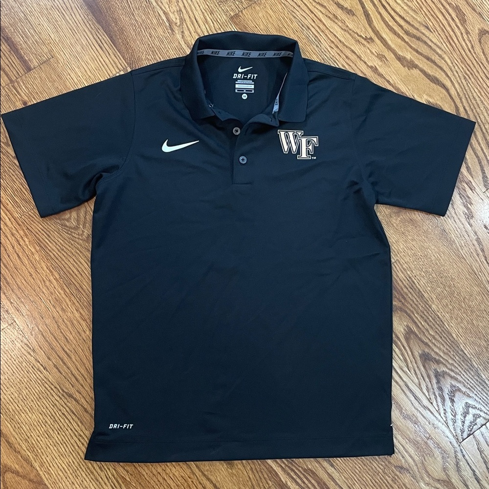 Boy’s Wake Forest Demon Deacons Nike Dri-Fit Polo Shirt. Size Medium. Like New.